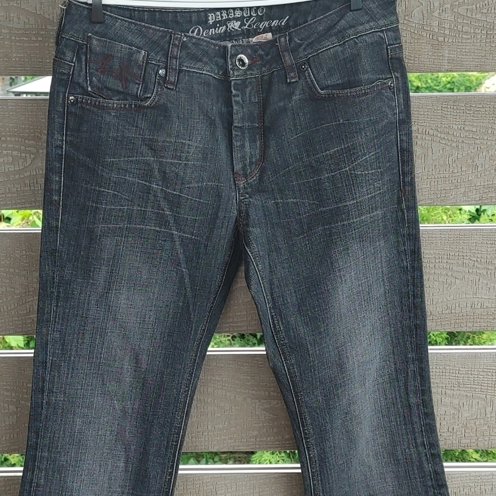Parasuco Women jeans Faded black denim‎ size 30